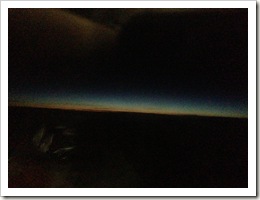 Sunset on the way from YOW to LGA